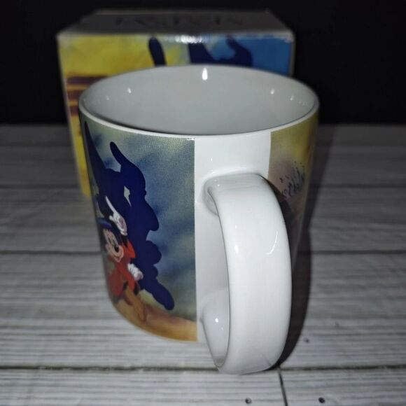 Walt Disney Mickey Mouse Fantasia Sorcerer's Apprentice Coffee Mug Cup 12oz - Picture 10 of 11
